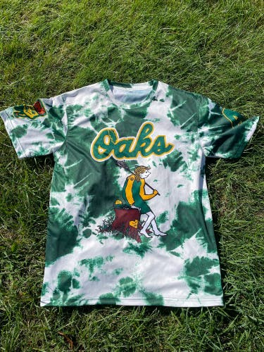 Medium Oaks Lacrosse Tie Dye Men's Shirt (New)