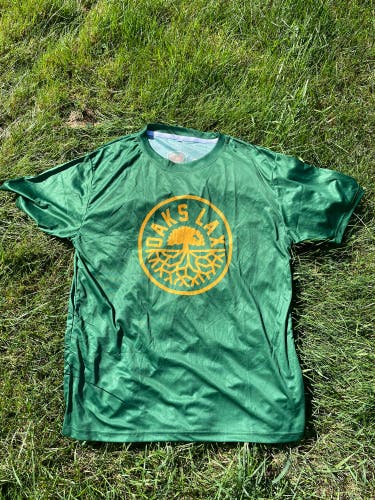 Medium Oaks Lax Lacrosse green Men's Shirt (New)