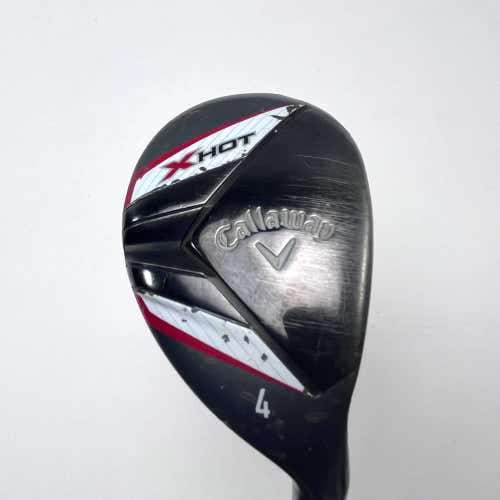 Callaway X Hot 19 4 Hybrid 22* X Hot 70g Stiff Graphite Mens RH