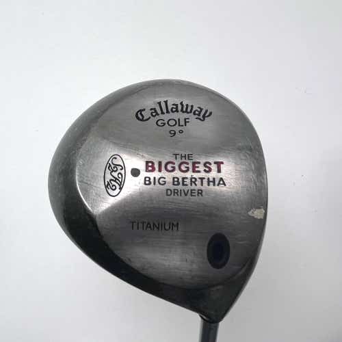 Callaway Biggest Big Bertha Driver 9* BB UL Regular Graphite Mens RH