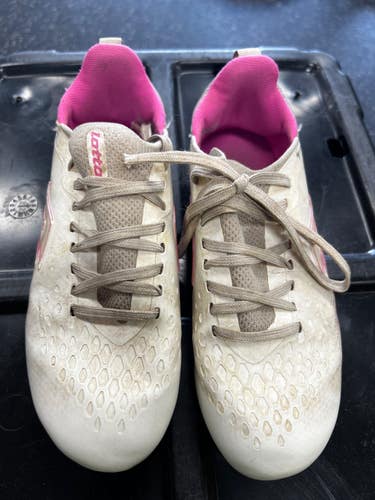 Used Lotto Soccer Cleats Pink Junior 01 11849-S000044610