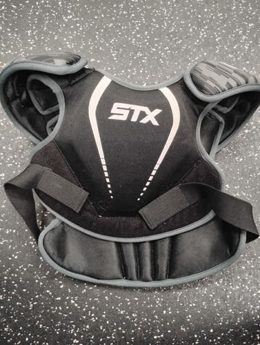Used STX STALLION 75 Lacrosse Shoulder Pads Black MD 11849-S000044603