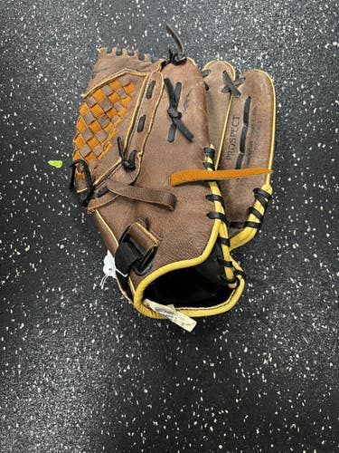 Used Mizuno POWER CLOSE BB/SB Glove RH Throw Brown 11 1/2" 11849-S000044596