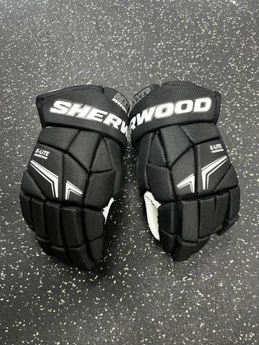 Used Sher-wood REKKER 4 Intermediate Gloves Black 15" 11849-S000044590