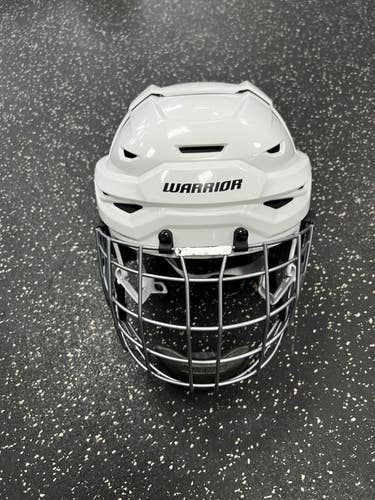 Used Warrior CF80 Helmet Cage Combo White LG 11849-S000044591