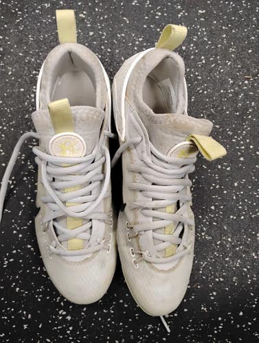 Used Nike HUARACHE LAX Cleats Mens White Senior 6.5 11849-S000044568