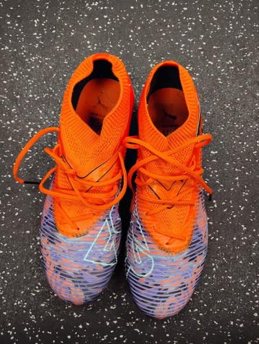 Used Puma Soccer Cleats Orange Senior 6 11849-S000044560