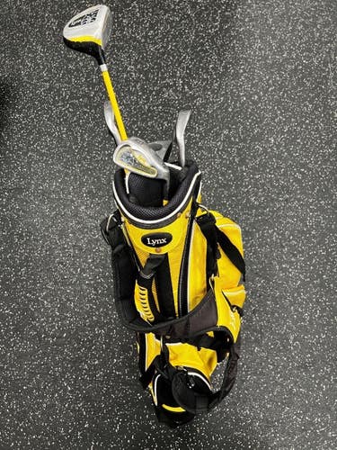 Used Lynx 6 PC Jr Package Set RH Black And Gold 6 Piece 11849-S000044547