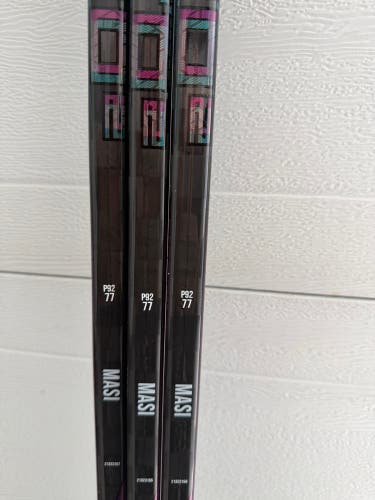 3 Senior Bauer Proto2 Left Hand Hockey Stick P92 77 Flex (New) 3 Pack
