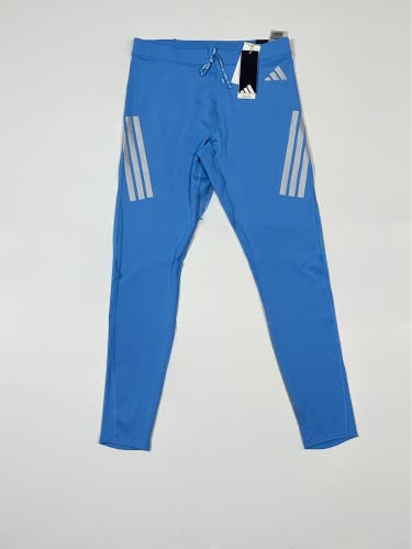 Blue Large Men's Adidas Compression (New) Adidas adi365 Iconic/// Running Tights 
Ray Blue JZ7724