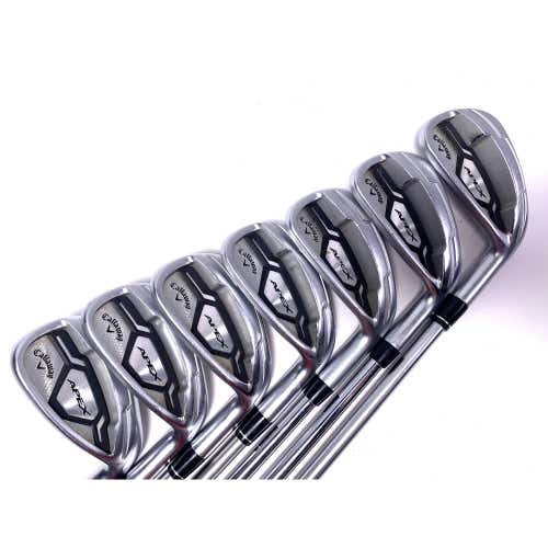 Callaway Apex CF 16 Iron Set 5-PW+AW KBS Tour C-Taper Lite 110g Stiff RH