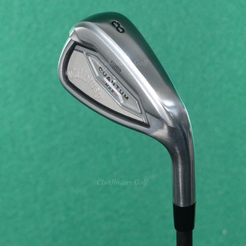 Callaway Quantum Max Single 8 Iron Mitsubishi Vanquish 5 R2 Graphite Seniors