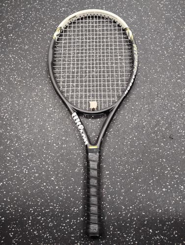Used Wilson HYPER CARBON Adult Tennis Racquet Black 4 3/8" 11849-S000044506