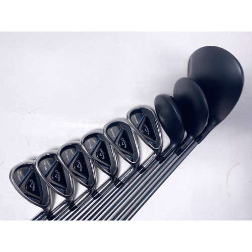 Callaway Edge Club Set Driver 3W 5H 6-PW , SW 75g Stiff RH HC READ