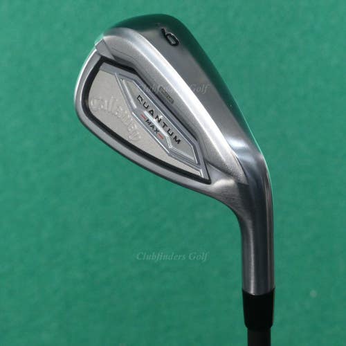 Callaway Quantum Max Single 9 Iron Mitsubishi Vanquish 5 R2 Graphite Seniors