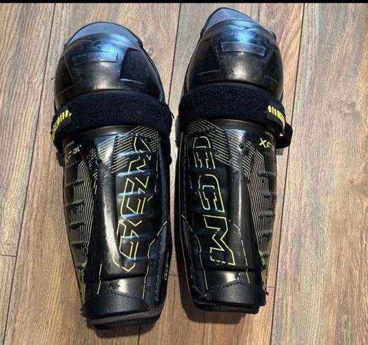Senior CCM Tacks XF80 12" Shin Pads (Used)