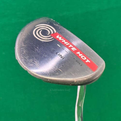 Odyssey White Hot Pro V-Line Black Double-Bend 35.25" Putter w/ Super Stroke