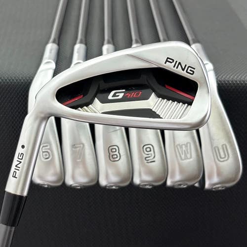 LH PING G410 IRON SET 5-U BLACK DOT
