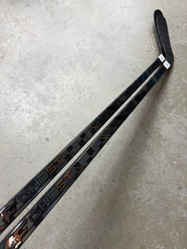 2 PACK 90 Flex Custom P90TM Senior CCM XF Ghost Pro Left Hand Hockey Stick (Used) Pro Stock