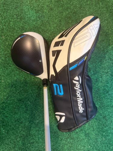 Men's TaylorMade SIM2 MAX-D Left Hand Fairway Wood Extra Stiff Flex 3 Wood