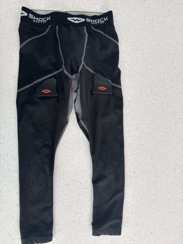 Black Large Boys Shock Doctor Compression (New)