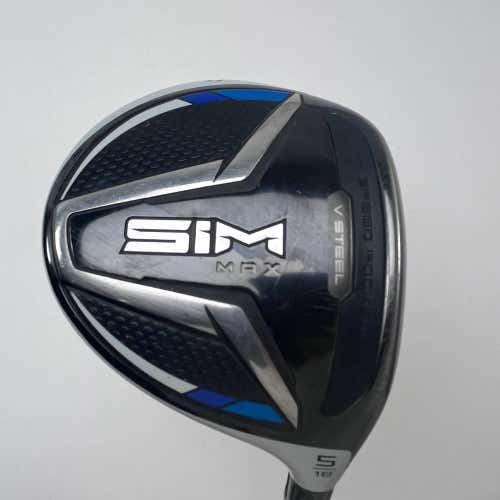 TaylorMade SIM MAX 5 Fairway Wood 18* Fujikura Ventus Blue 5R 50g Regular RH