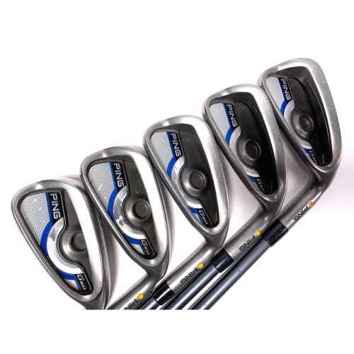 Ping Gmax Iron Set 4-8 Yellow Dot 1.5* Up CFS Soft Regular Senior RH