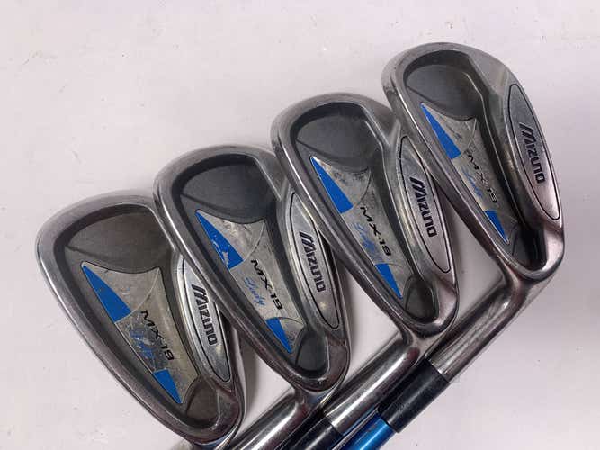 Mizuno MX 19 Iron Set 7-PW Exsar IS2 Ladies Graphite Womens RH Undersize Grips