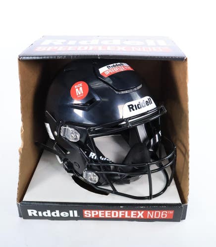 Riddell SpeedFlex ND6 Black Youth Football Helmet Size Youth M 2026 Read #68
