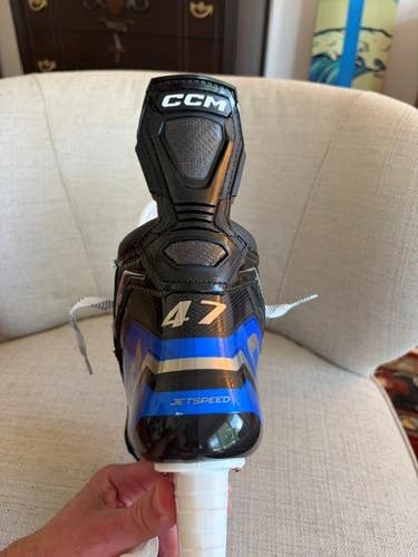 Blue CCM JetSpeed FT6 Pro Hockey Skates Regular Width Pro Stock 7.5 (New)