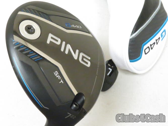 PING G440 SFT Fairway 22  7 Wood Denali Red 70g 6.0 Stiff Flex +Cover  MINT