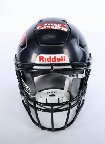 Riddell Speedflex Youth Football Helmet Black, Size Large Read INV#71