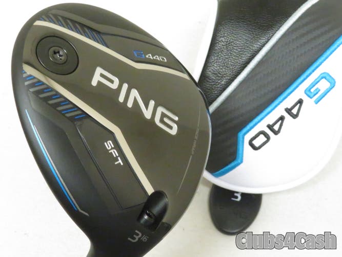 PING G440 SFT Fairway 16°  3 Wood TOUR 2.0 Chrome 65 Regular Flex +Cover .. MINT