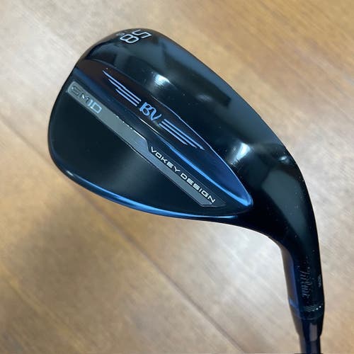 2025 Titleist Titleist Vokey SM10 Black Vapor Wedge Right Handed Wedge 58 Degree Steel Shaft (New)