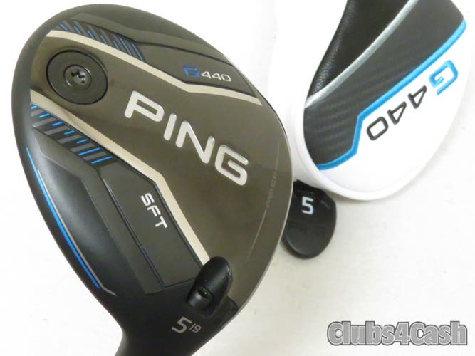 PING G440 SFT Fairway 19°  5 Wood TOUR 2.0 Chrome 65 Regular +Cover  MINT