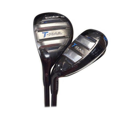 LH Cobra T-Rail Hybrid-Iron Combo Set 4-PW+SW Graphite Ultralite 50 Regular Flex