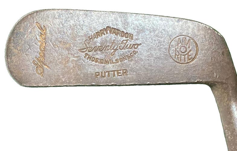Wilson Harry Vardon 72 Special Seventy-Two Putter Hickory Shaft RH 34" 1920's