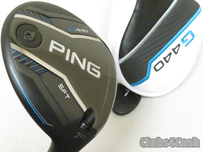 PING G440 SFT Fairway 22  7 Wood TOUR 2.0 Chrome 65 Regular +Cover  MINT