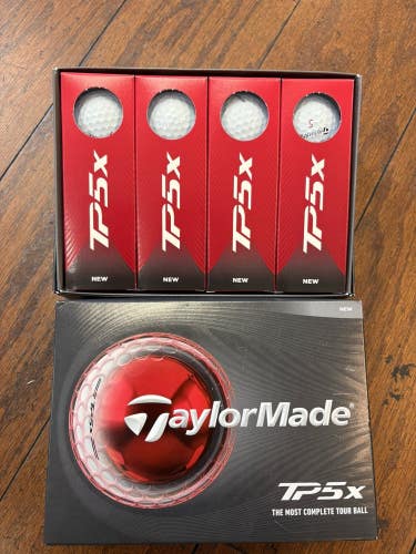 2 Dozen Taylor Made TP 5 Stripe / White