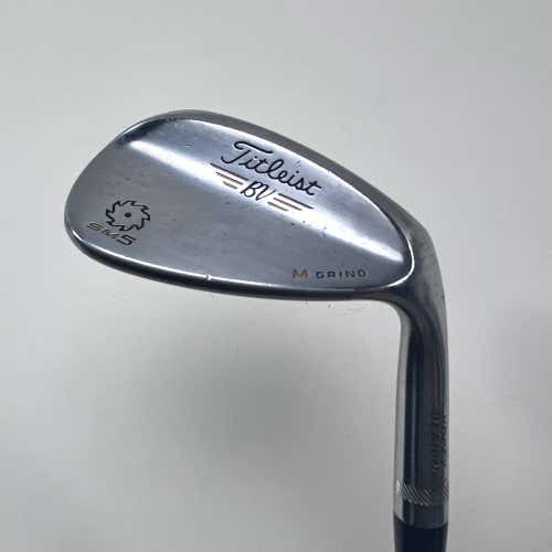 Titleist Vokey SM5 Tour Chrome Sand Wedge SW 56* 10 Bounce M-Grind SM5 Wedge RH