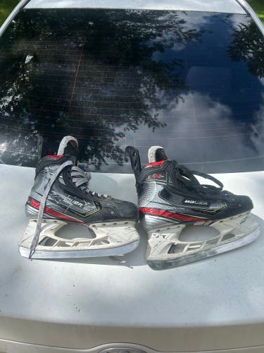 Black 2019 Bauer Vapor 2X Pro Hockey Skates Regular Width Pro Stock 8 (Used)
