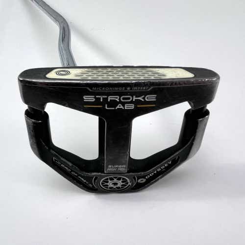 LEFTY Odyssey Stroke Lab Black Bird Of Prey Putter 34.5" Mens LH