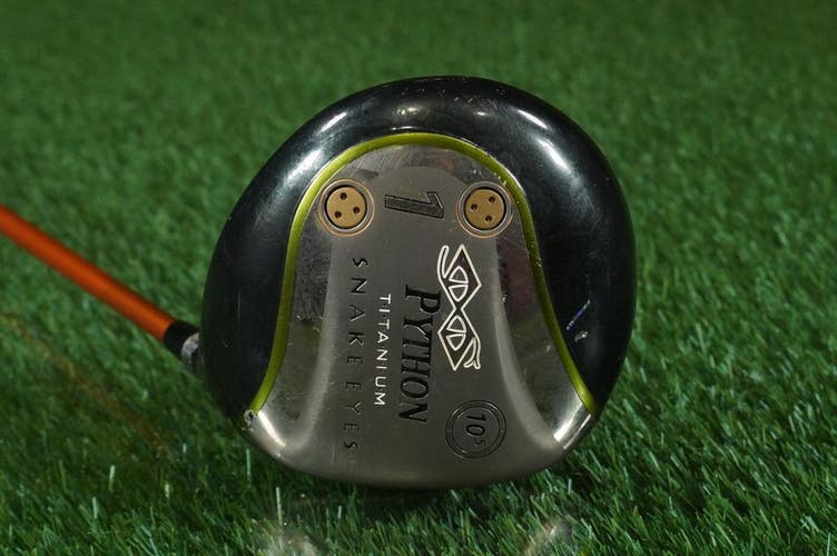 Snake Eyes Python 10.5 Driver Titanium Aldila NVS 55-A Senior Flex Lamkin RH