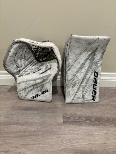 Bauer X5 Pro Full Right Glove and Blocker (Used)