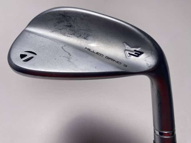 TaylorMade Milled Grind 3 Raw Chrome Gap Wedge GW 46* 9 TT DG 130g X Stiff RH