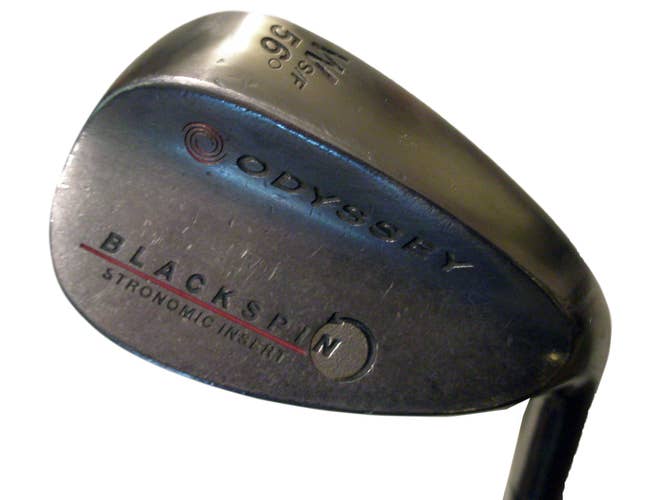 Odyssey Blackspin Sand Wedge 56* (Steel, Firm) S/F Stronomic Insert Golf Club
