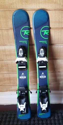 KIDS 70cm SKIS ROSSIGNOL EXPERIENCE PRO/LOOK TEAM 4.5 BINDINGS *USED* READY TO USE