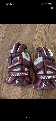 Colorado Mammoth Under Armour Lacrosse Gloves Extra Large