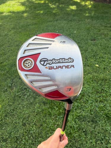 TaylorMade 2007 Burner Steel 3-Wood 15 Reax 50 Regular Flex 42.75"