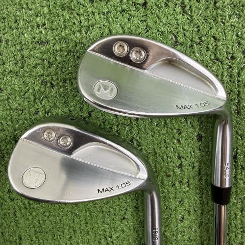 Maltby Max Milled Wedge Set 54 58 Sand Lob Steel Shafts Right Handed